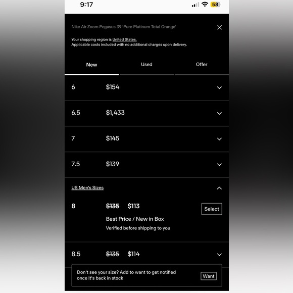 Nike Air Zoom Pegasus 39 - Picture 13 of 13